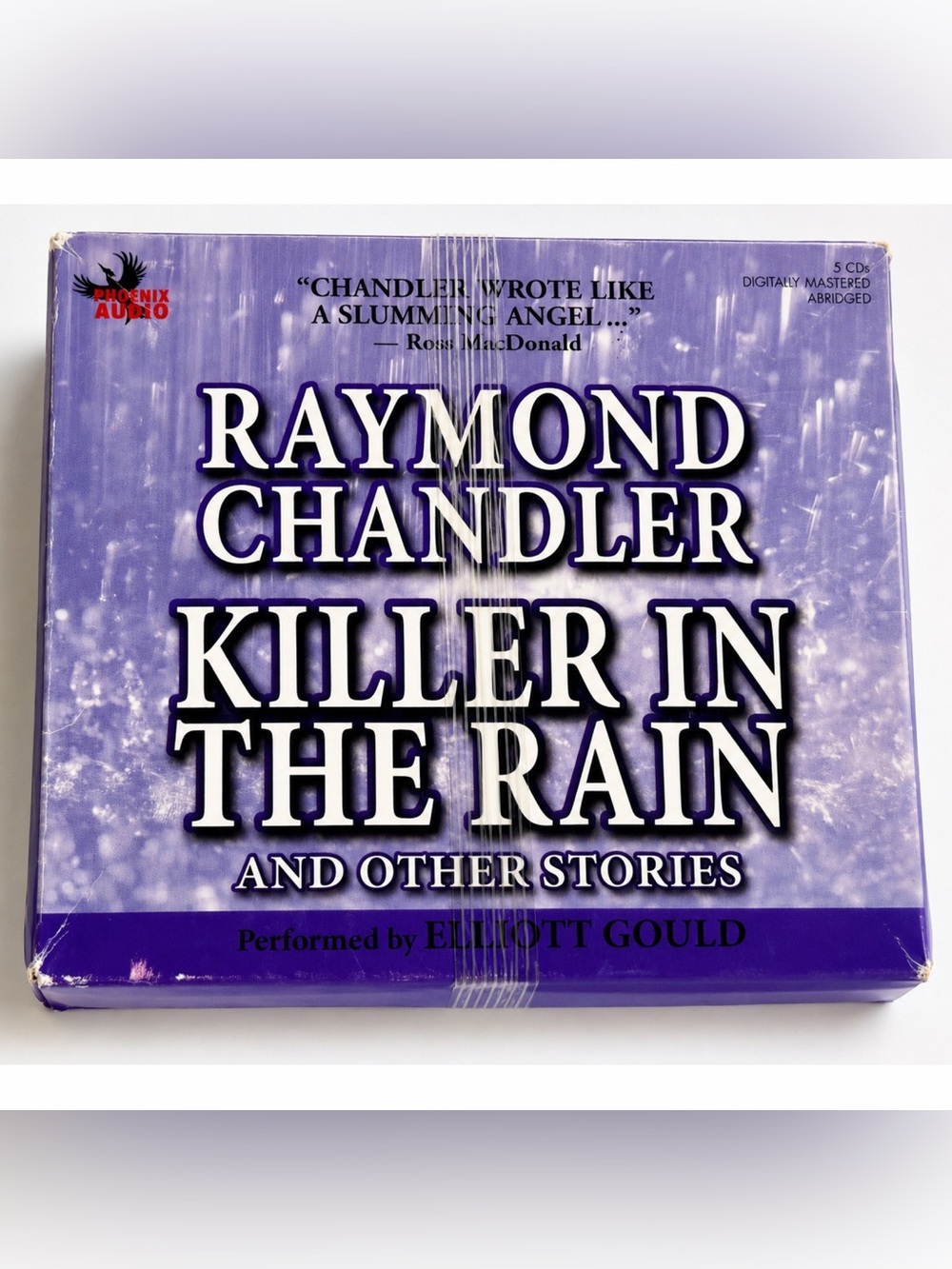 Raymond Chandler Killer in Rain 5 CD Audiobook Elliott Gould Phoenix Audio Book
